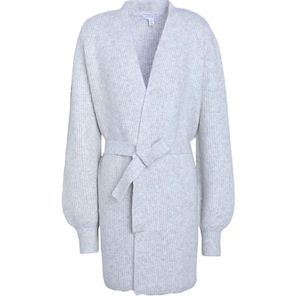 Topshop Balloon Sleeve Tie Waist Cardigan NWT